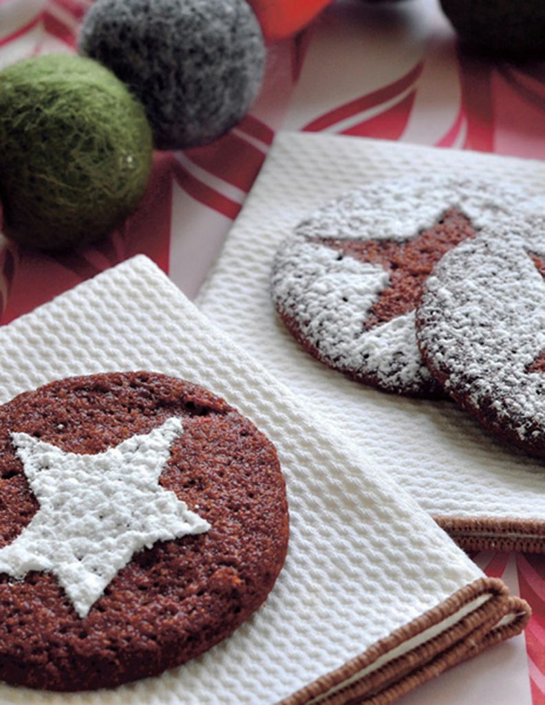 Sweet Christmas Homemade Peppermints, Sugar Cake, Chocolate