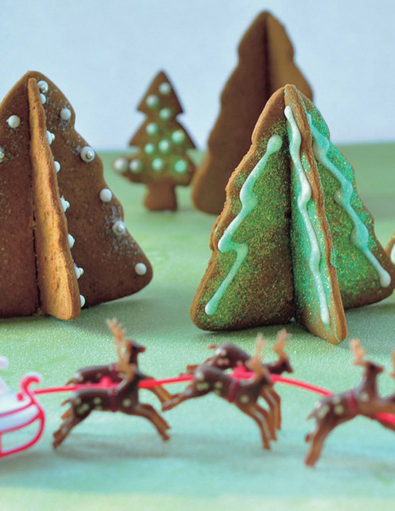 Sweet Christmas Homemade Peppermints, Sugar Cake, Chocolate